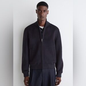 COS | DOUBLE-FACED WOOL BOMBER JACKET | Size S